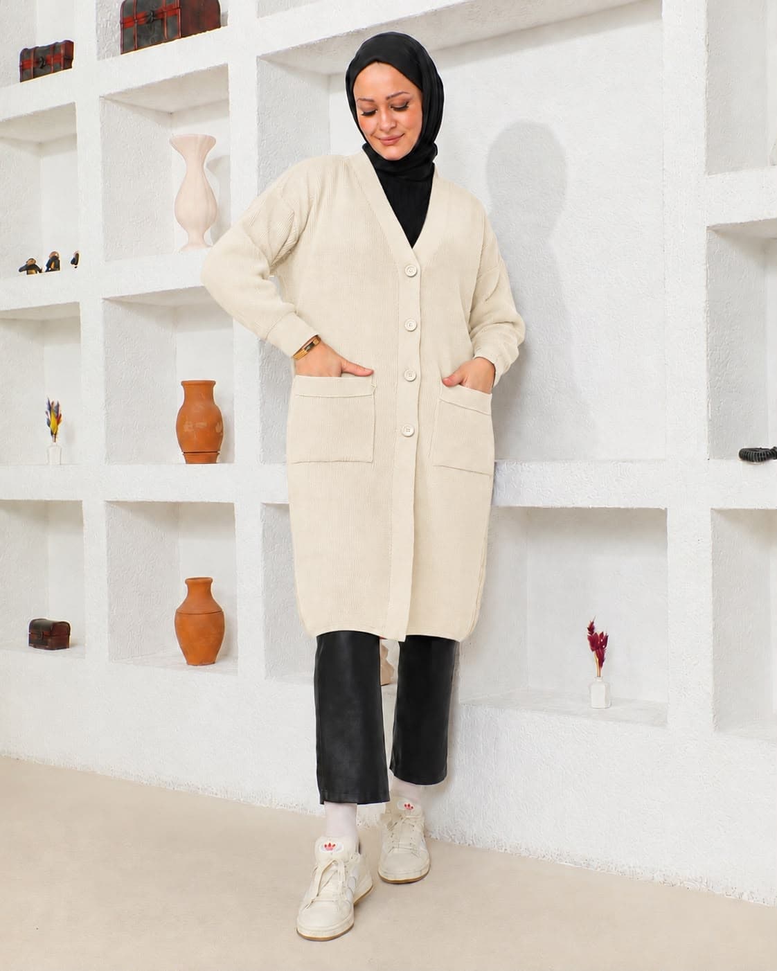 Çelik Örgü Anne Hırka